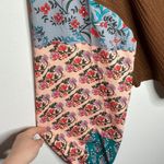 Tracies relaxed cut waffle knit thermal with contrast floral boho sleeves size L Size L Photo 6