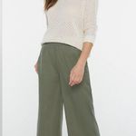 Poetry  cropped wide leg trouser green size US 8 100% cotton Photo 0