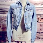 American Eagle  AE Blue
Denim Jean Jacket Womens
XS Distressed Classic Y2K Photo 0