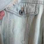 Ungaro fever Women's Distressed Denim Jacket‎ 48 Blue Size L Photo 5