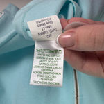 Lilly Pulitzer  Skipper Popover XS Blue Lace Trim Pullover Half Zip Preppy‎ Soft Photo 8