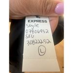 EXPRESS NEW  Body Contour Long Sleeve Cutout Mini Dress, Black, Large Photo 6