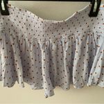 Free People NWT  Flirty Gobi Skort in Blue Polka Dot Size M retail $88 Photo 1