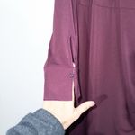 Jaclyn Smith Wine Purple Wrap Maxi Dress Size Large Photo 2