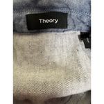 Theory  Lightweight Linen Denim Cropped Jacket Size Small Photo 4