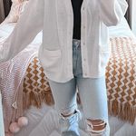 The Vintage Shop White Cardigan Photo 2