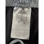 Adidas  Climate Black/Gray Basketball Women's Shorts Size Small Tie/Elastic‎ Logo Photo 6