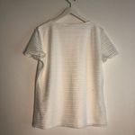 Calvin Klein striped Lined crewneck blouse Photo 6