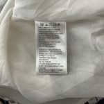 Silence + Noise Silence Noise Dress Women Medium Cream Black Scarf Print Shift Mini Casual Party Photo 7