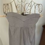 American Eagle  gray strapless top size small 60% cotton Photo 4