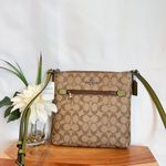 Coach NWT  Rowan‎ File Crossbody Bag In Signature Canvas Photo 1