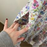 Gap  Multicolor Puff Sleeve Floral Midi Shirt Dress Size XXL Photo 8