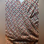 Maria Filo (True) Wrap Top Size Petite Key Hole Pattern Viscose Brazil Black Photo 5