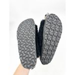 Birkenstock Arizona Shearling Teddy Big Buckle Black Sandals 38 Photo 3