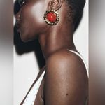 ZARA  stone sun earrings Photo 0