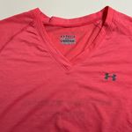 Under Armour  Wounded Warrior Womens Pink Loose Heat Gear Tech Top - Large - VGUC Photo 3