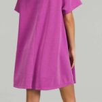 Lululemon  All Yours Softstreme T-Shirt Dress Vivid Plum Size Large 12 Athleisure Photo 1