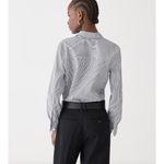 J.Crew Petite Wren Slim Shirt Striped Stretch Cotton Poplin Blend US 00 P NWT Photo 1