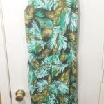 Lauren Ralph Lauren LRL women's jungle palm beach cargo pocketed silky jumpsuit Green Size 0 Photo 5