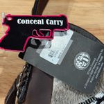 Cowhide Handbag Concealed Carry Hobo Purse Western Hair On Leather Bag NWT! Black Photo 13