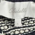 Cleobella womens Madison Knit Sweater Black/Ivory size Small Cotton Turtleneck Photo 5