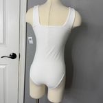 Old Navy NWT  Bodysuit Tank Top, Snap Closure Bodysuit Basic, White, Stretchy, XS Photo 2
