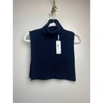 Forte Forte Midnight Blue Virgin Wool Collar O/S Size M Photo 7