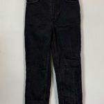 Abercrombie & Fitch  The 90s Straight Ultra High Rise Black Denim Jeans Sz 26 R Photo 0