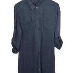 Max jeans NEW  100% Tencel Snap Button Front Shift Dress Women's Size Large Photo 0