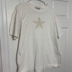 Bob Mackie  Studio Vintage White Star T-Shirt Photo 5