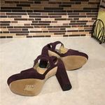 Michael Kors Michael Women's Berkley T-Strap Platform Sandals Size 8M Color Plum Photo 10