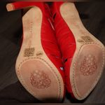 Womens Vince Camuto Narrital Lace Up Caged Dress Sandals 7 1/2 Red Size 7.5 Photo 6