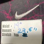 Nike  Women's Running Capris Medium Purple Black Just Do It DRI-FIT Athletic Photo 6