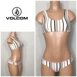 Volcom New stripe bikini. S/M Photo 1
