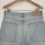 ZARA  Women's Streetwear Light Wash Straight Leg High‎ Waist Blue Denim Jeans 32 Photo 6