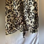 Dress Barn Leopard Print Sheer Women's Top Photo 7