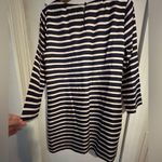 J.Crew Crew neck  size 8 silk classic shift dress with sleeves. Photo 1