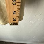 Y2K Max‎ Rave Beige Linen Mini Dress S Embroidered Floral Cottagecore Photo 9