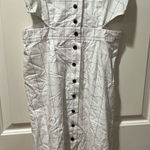 Adidas Maxwell white cotton plaid sundress Photo 0