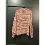 Victoria Beckham Victoria  Oversized Melange knitted Turtleneck wool sweater L Photo 9