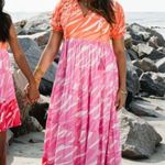 Briton Court Sadie Zebra Maxi Dress Pink Size L Photo 8