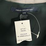 French Connection NWT  Green Fast Alligator Check Draped Kimono Blazer Size S/M Photo 5