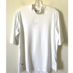 Adidas Short Sleeve Crew Neck UPF 50 Performance Shirt Top White Size Large NEW Photo 2