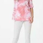 Belle By Kim Gravel Tie Dye Elbow Sleeve Sweatshirt 1X A394082 QVC Photo 6