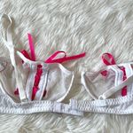 Shirley of Hollywood Heart Corset Bra White Size 36 Photo 4