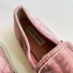 Steve Madden Evangel Rose Gold Pink Velvet Slip On Fashion Sneakers Size 8M Shoe Photo 2