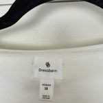 Dress Barn  Women’s 1X Cream Lace Top Boho Peasant Photo 1