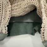 Buckle BKE Gimmicks Pieced Crochet Cropped Pullover Sweatshirt Size S Boho Chic Hippie Photo 5