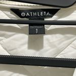 Athleta Mendocino Coat Puffer Chevron Size M Magnolia White Photo 6