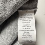 Michael Kors Gray and Silver Logo Women's Sweater Top Sz L NWT Photo 8